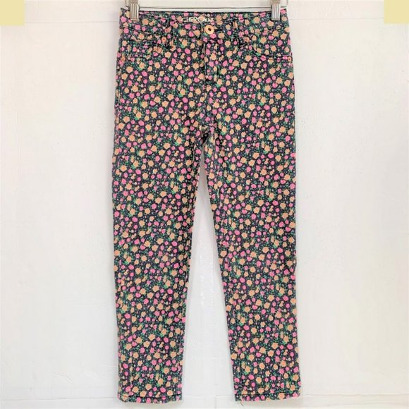 Cherokee Girls Super Skinny Floral Stretch Jeans - Picture 1 of 8